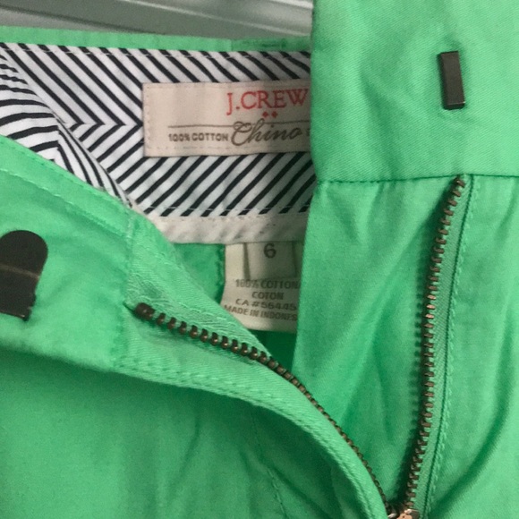 J. Crew Factory lime chino shorts - Picture 3 of 6